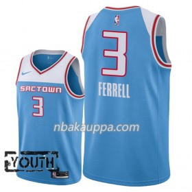 Sacramento Kings Yogi Ferrell 3 2018-19 Nike City Edition Sininen Pelipaidat Swingman - Lasten
